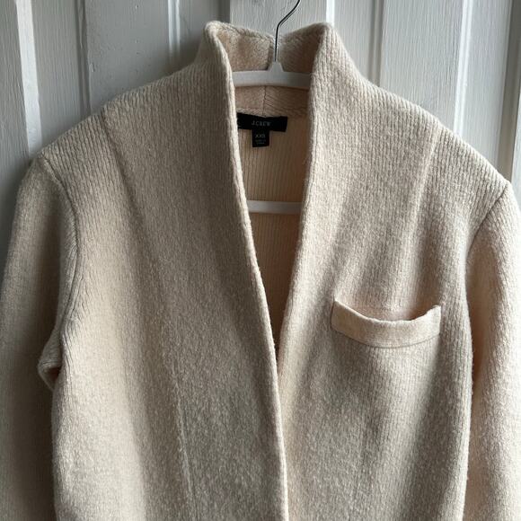 J Crew Cocoon Sweater Blazer Ivory - Picture 4 of 8